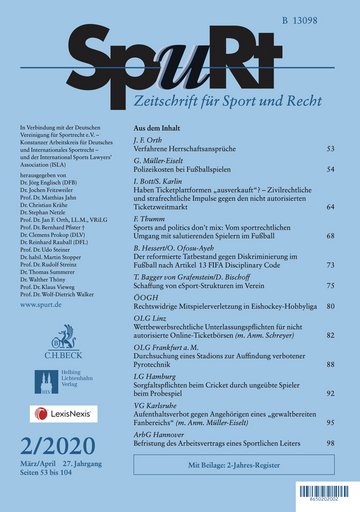 Titelblatt SpuRt Heft 2/2020