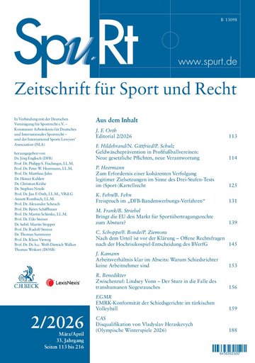 Titelblatt SpuRt Heft 2/2026
